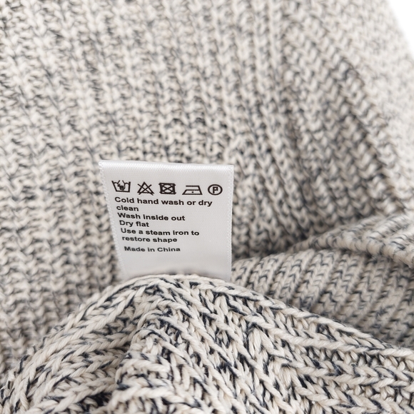 Me + Em Beige Knitted Jumper Womens Size M Approx 10-12 Balloon Sleeve - Picture 13 of 16